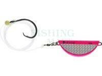 Halibut Anti Twist Rig Circle Hook 350g - Pink Flash