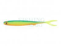 Przynęta Fox Rage Slick Finesse Super Soft 13cm 5in - UV Blue Back Chartreuse