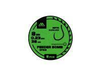 Przypony Mikado Feeder Bomb MF14 Rigs Spike 0.25mm/38cm - #6