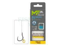 Przypony Mikado Method Feeder Rigs Braid MF14 Barbless z gumką - #4